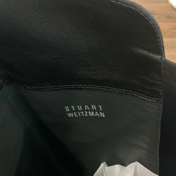 Stuart Weitzman 50 50 black Napa Leather over the Knee Boots - Picture 5 of 5